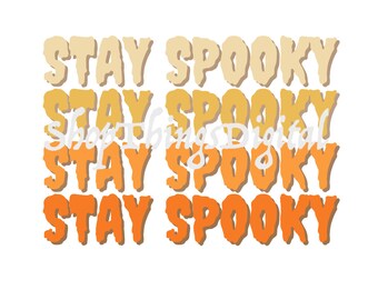 Rimani Spooky Halloween SVG PNG / Halloween SVG / Retro Halloween SVG / Spooky SVG / Scheletro SVG / Scheletro Segno di Pace SVG / File per Cricut