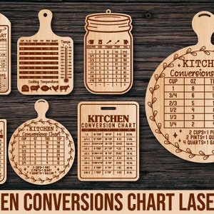 Decorative Kitchen Conversion | Kitchen SVG Design | Laser Cut Files