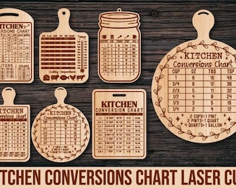 Decorative Kitchen Conversion | Kitchen SVG Design | Laser Cut Files