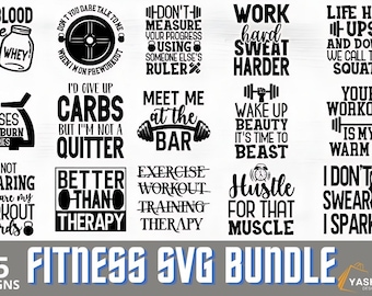 Workout SVG Bundle, Gym SVG Bundle,Fitness SVG, Exercise Svg,Motivational Svg,Workout Shirt Svg,Gym Shirt svg,Fitness Png,Gym Quote Svg