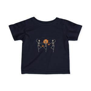 Cute Skeleton Dance Infant Tee, Baby Halloween Shirt, Funny Kids Clothing, Toddler Spooky Attire, Unisex Halloween Tee, Perfect Baby Gift