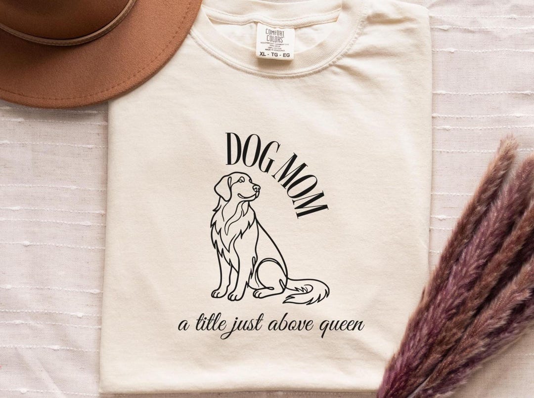 Vintage Dog Mom Shirt, Golden Retriever Graphic Tee, Dog Lover Gift - Etsy