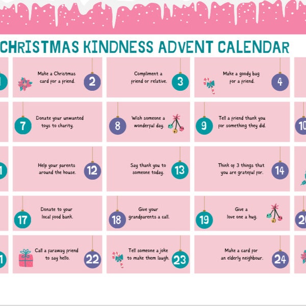 Kindness Advent Calendar