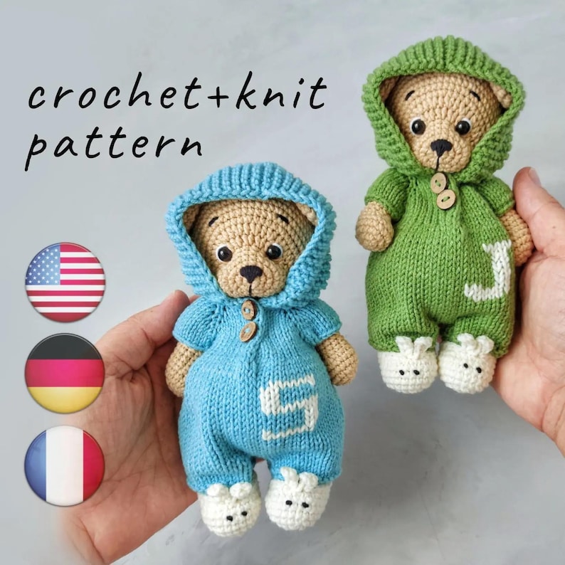 crochet pattern bear, crochet doll pattern, crochet pattern, bear crochet pattern, amigurumi pattern, teddy bear clothes, crochet teddy bear, teddy bear pattern, amigurumi bear, crochet animals, amigurumi tutorials, häkelanleitung, modèle de crochet