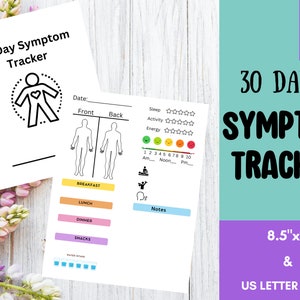 30 Day Health Symptoms Tracker || Special Needs Kids