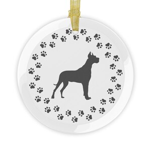 Great Dane Ornament, Gift for Dog Lover, Great Dane Dog, Great Dane Owner, Great Dane Mom, Dog Dad, Christmas Ornament, Puppy Ornament