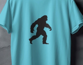 Camminata Bigfoot, camicia Bigfoot, camicia retrò Girocollo unisex dalla vestibilità ampia, camicia con detti divertenti, maglietta novità, camicia vintage, mimimalista