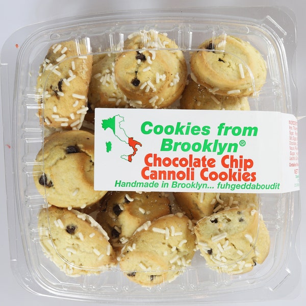 Chocolate Chip Cannoli Cookies from Brooklyn!