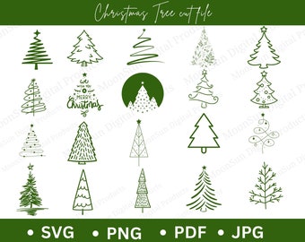 Christmas Tree Svg, Christmas Tree Bundle, Cut files, Printable file, Christmas shirt cut files
