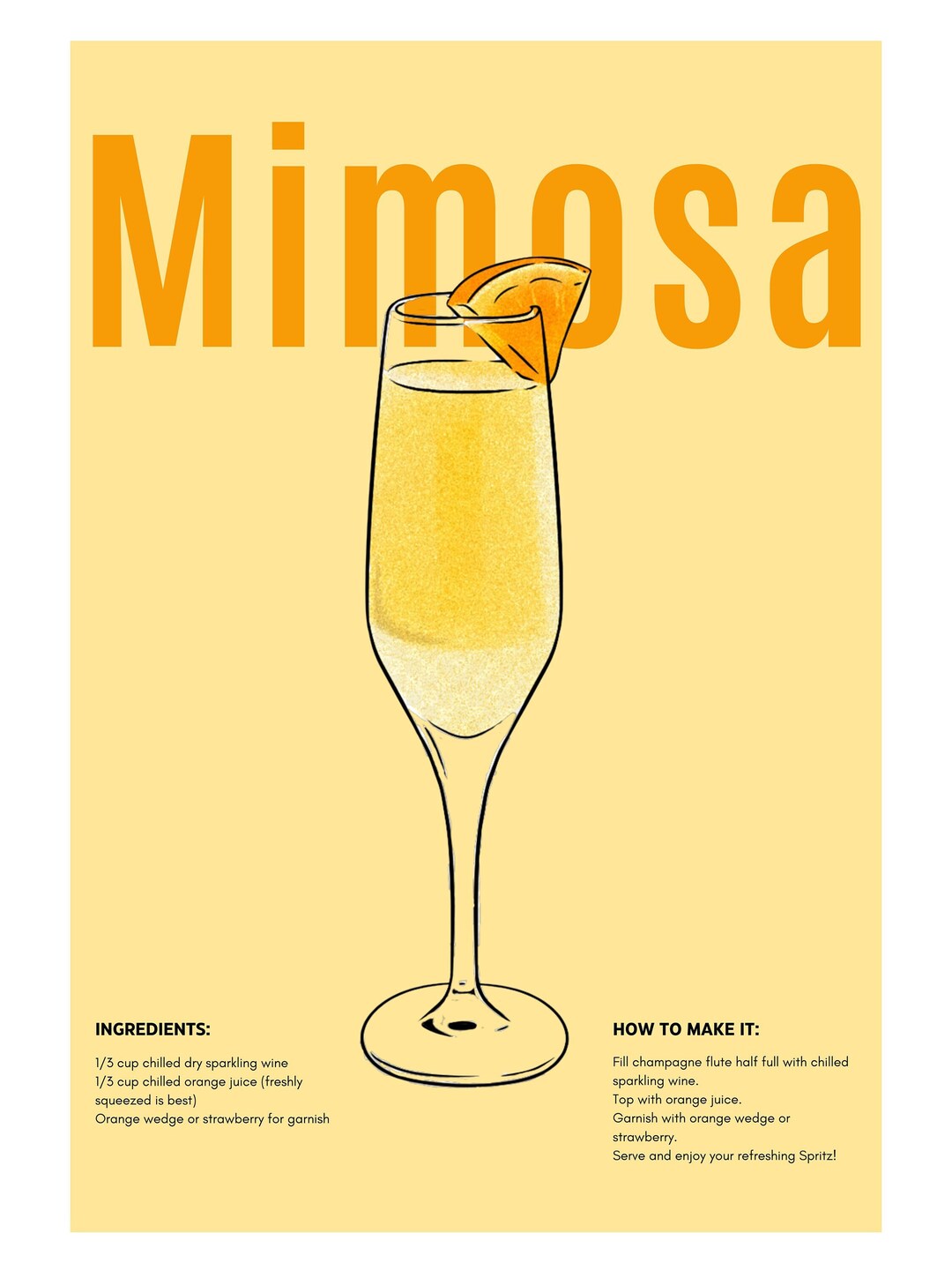 Mimosa Poster Print - Etsy