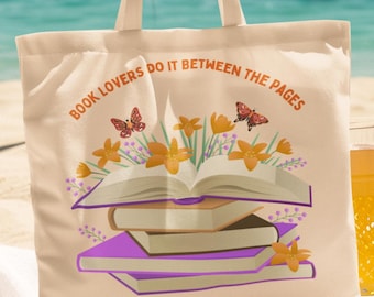 Bolsa de tela para amantes de los libros, bolsa divertida para amantes de los libros, regalo para ratones de biblioteca, bolsa de biblioteca, bolsa literaria, accesorio de lectura, regalo para amantes de los libros, regalo divertido para lectores.