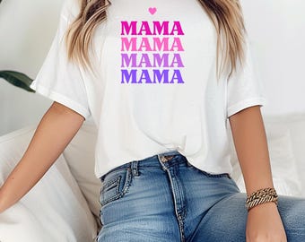 Mama Love T-Shirt | Mother's Day Gift, Mama Shirt, Cute Tee for Moms, Mom Birthday Gift, New Mom Shirt, Mothers Day, Step Mom, Mama T-Shirt