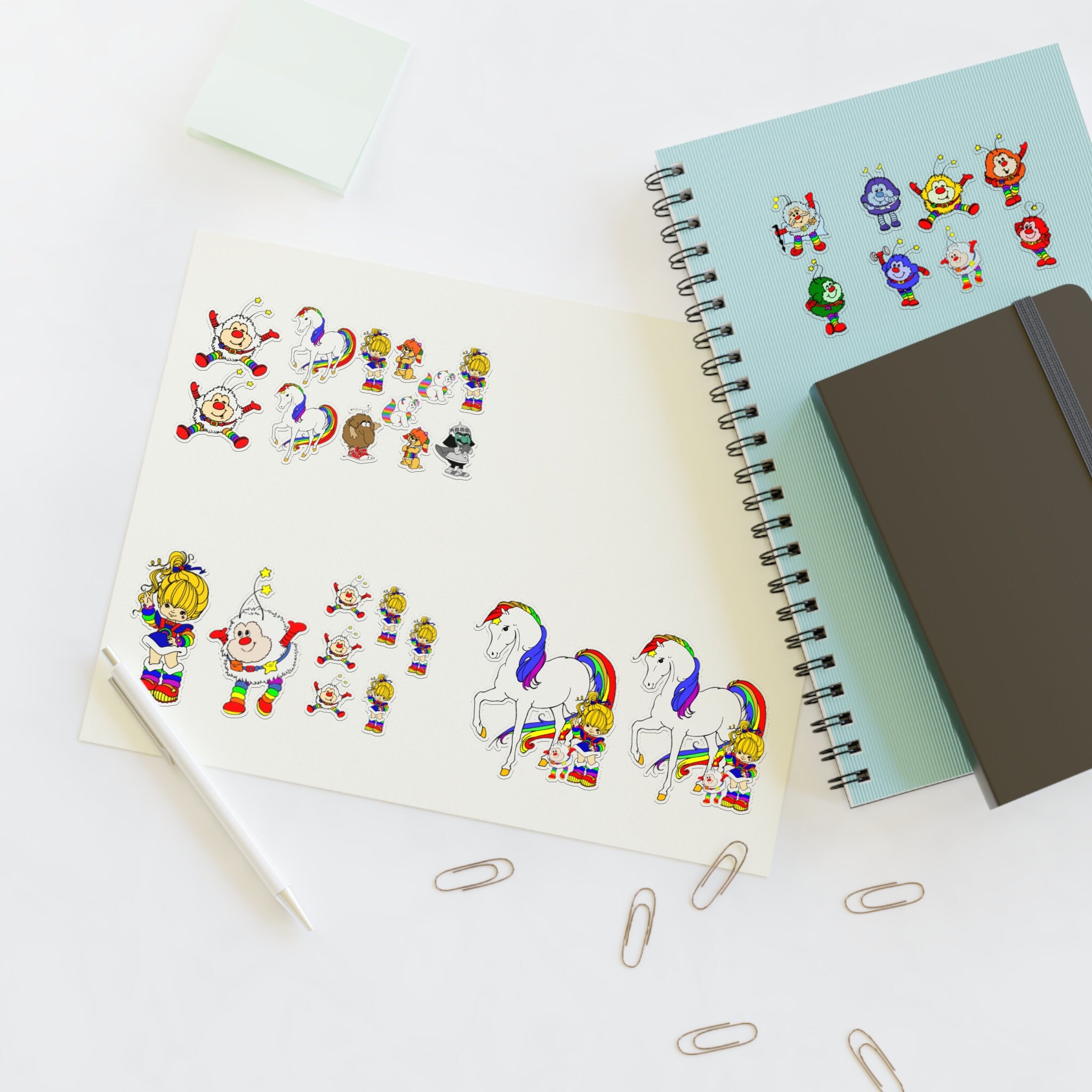 Rainbow Brite Sticker Sheets - Etsy