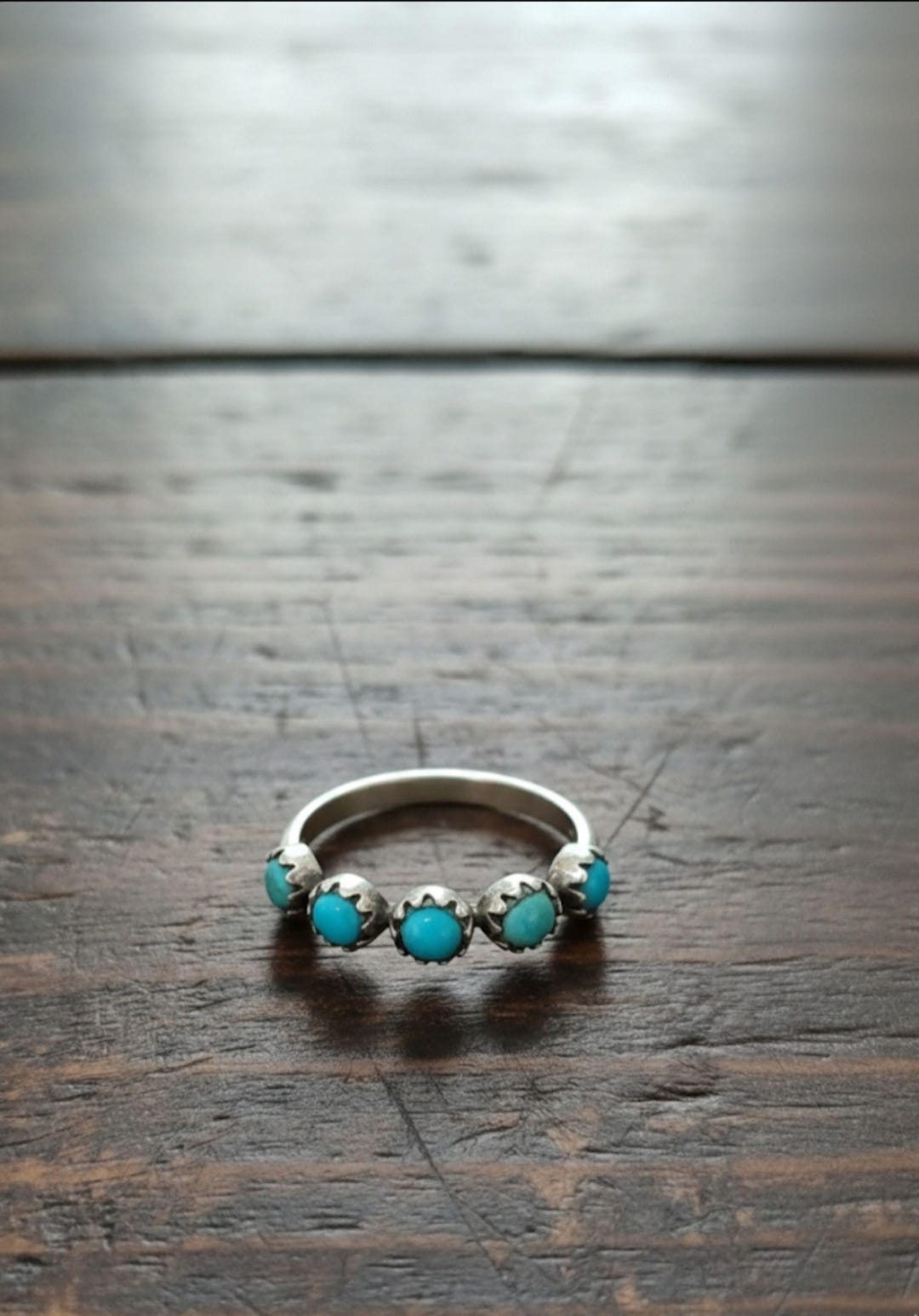 Natural Kingsman Turquoise Ring: Handmade 925 Sterling Silver Jewelry ...