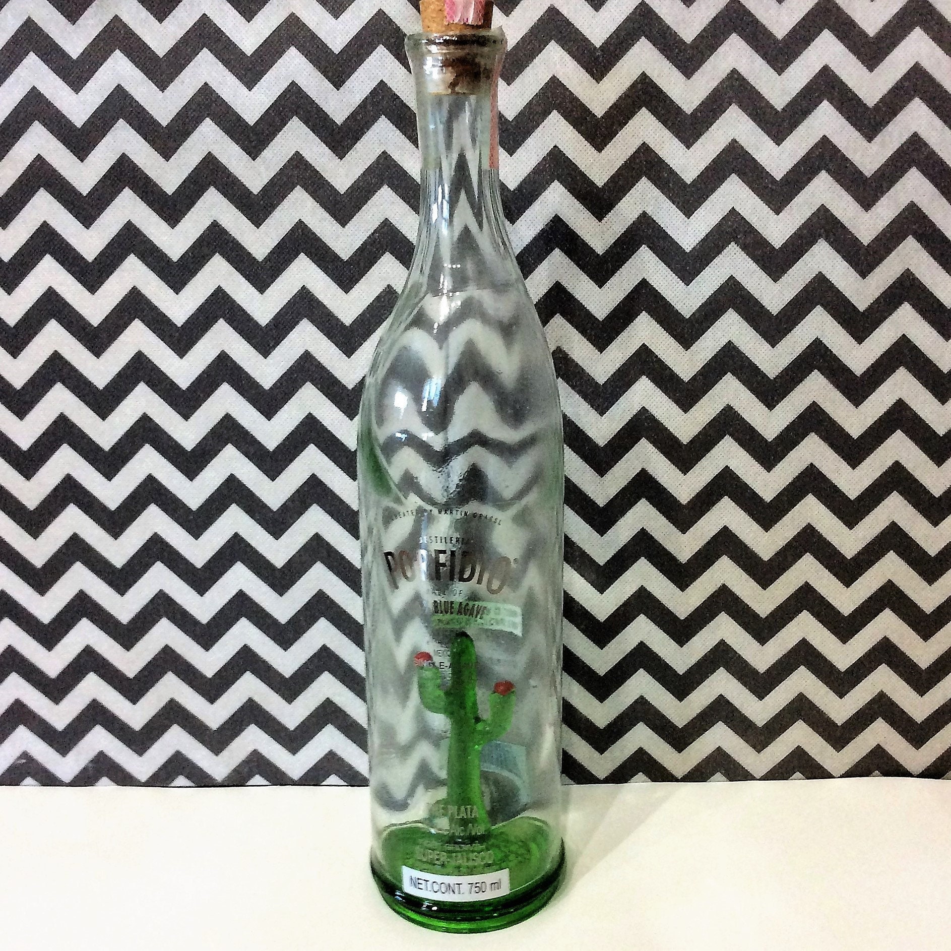 Limited Hand-blown Porfidio Tequila Cactus Bottle - Etsy