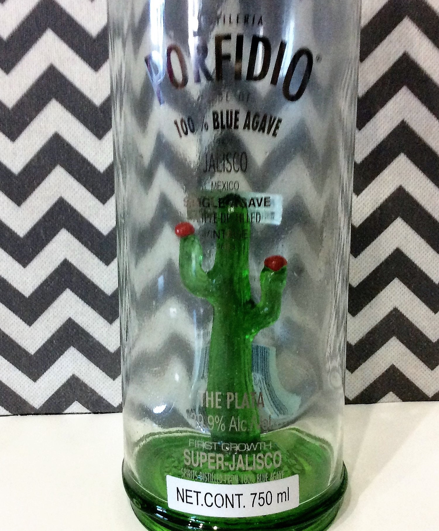 Limited Hand-blown Porfidio Tequila Cactus Bottle - Etsy