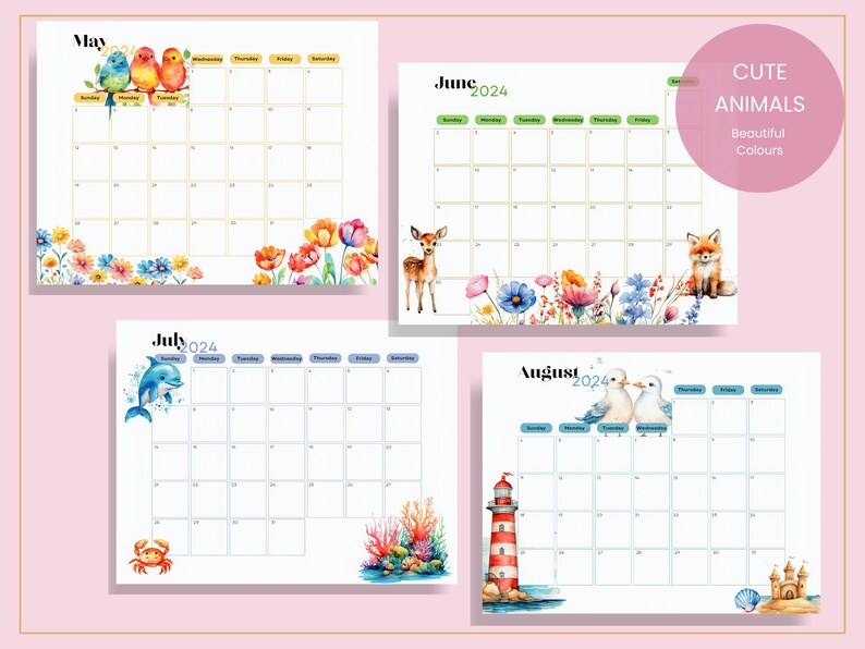 Printable Calendars 2024 Calendars - Il 794xN.5645774925 Kcmm 
