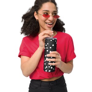 Polka Dots Stainless steel tumbler