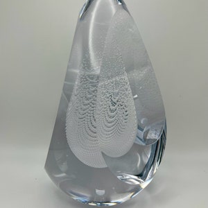 Handmade Blown Art Glass Shaped Sculpture