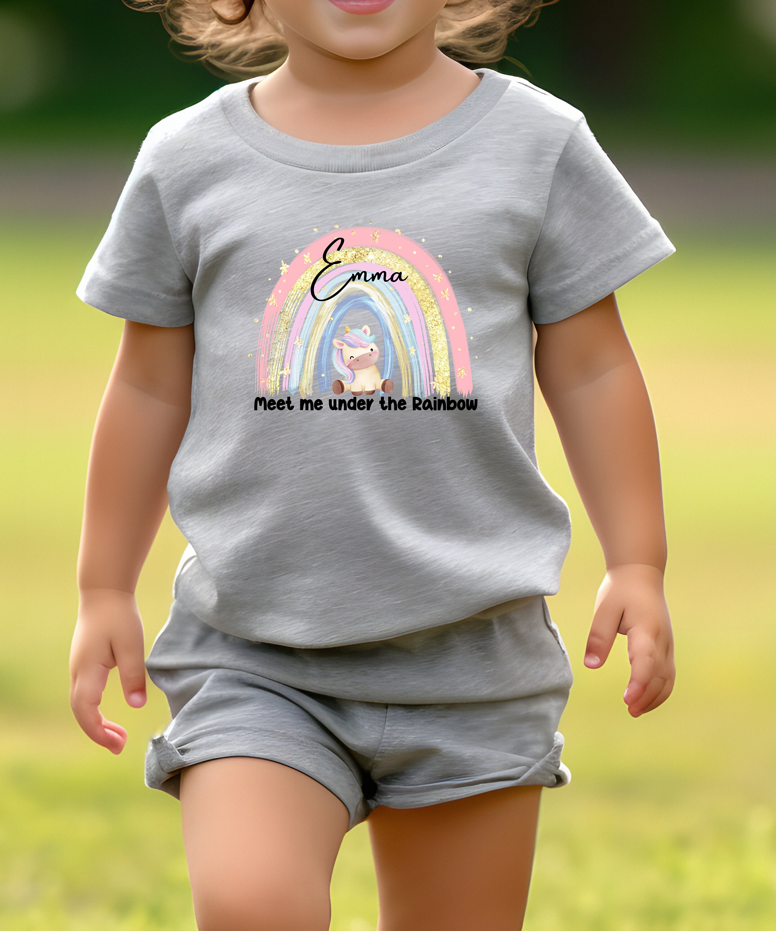 T-shirt Compleanno Personalizzata Bambini Unicorno