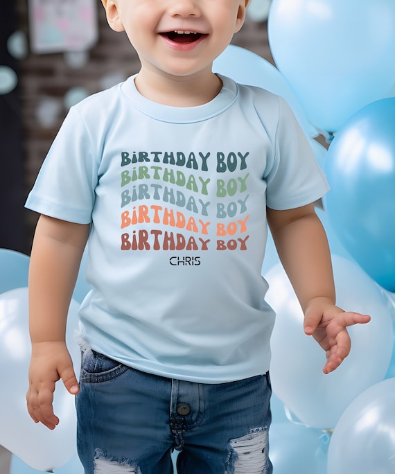 Birthday Boy Shirt Kids Birthday Shirt Personalized Shirt Gift for Him Birthday Gift Personalized Gift Custom T Shirt Gifts for Boys Etsy