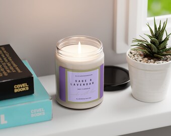 Sage and Lavender Soy Candle