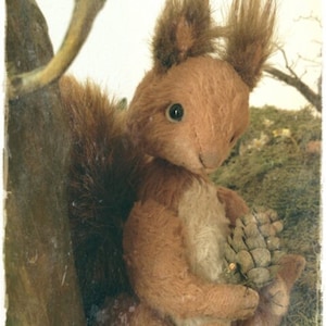 PDF File For 6.5 Inch Sewing Pattern Squirrel  &quot;Puschel&quot;