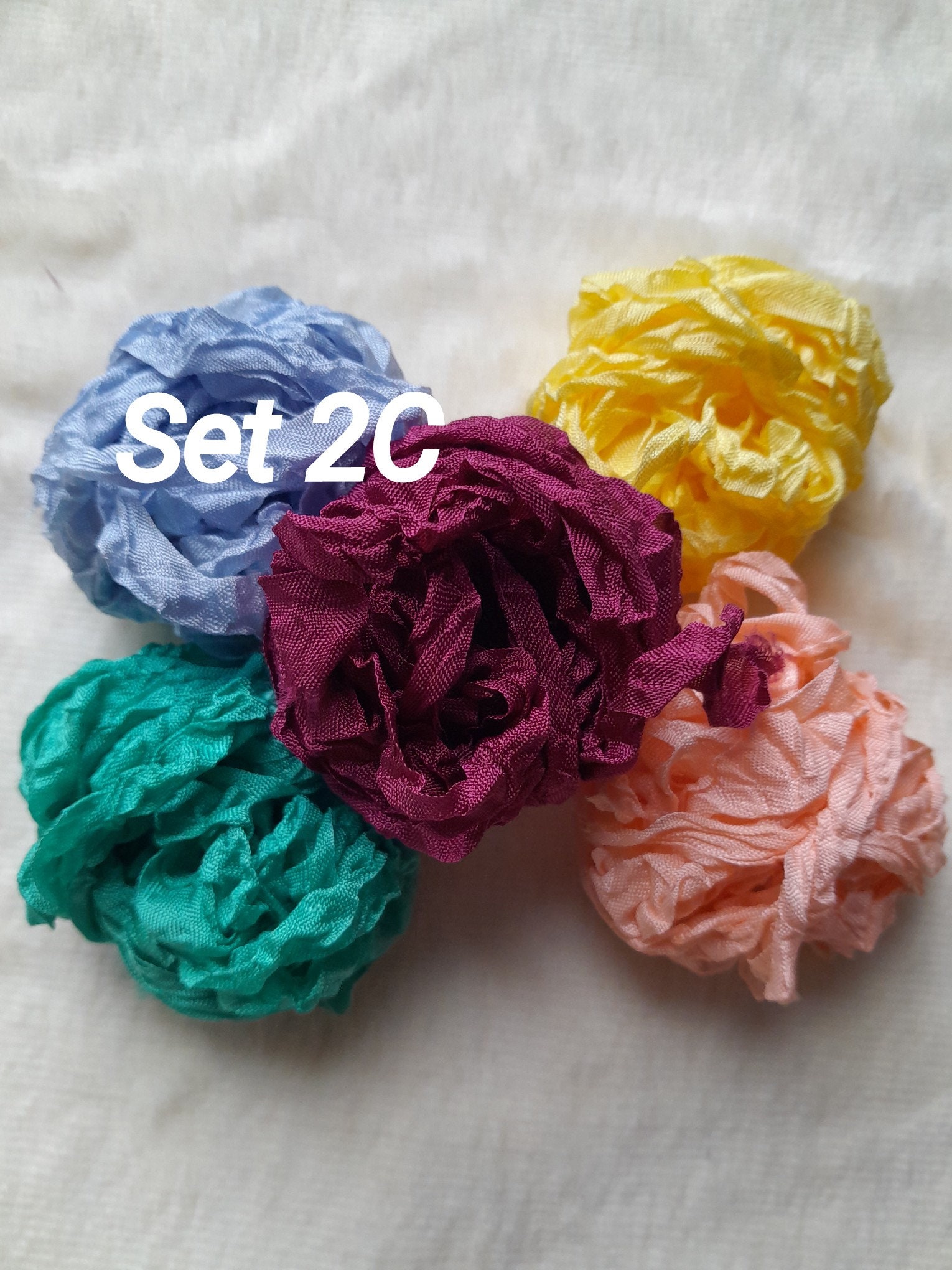 set-of-5-2-x-2-metres-of-each-colour-beautiful-crinkled-seam-etsy-uk