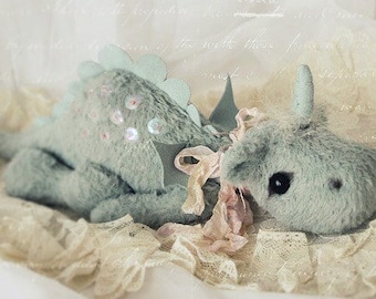 Sewing PDF  pattern for 10 - 11 inch Dragon &quot;Florence&quot;