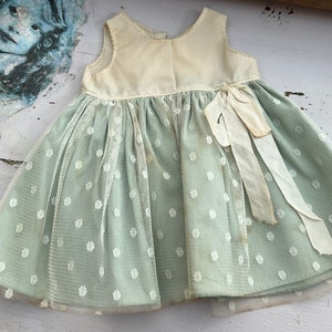 Beautiful Hand Made Dress in Duck Egg Green - Etsy
