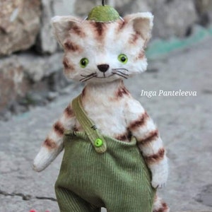 PDF Sewing pattern for 7 inch little Cat "Findus"