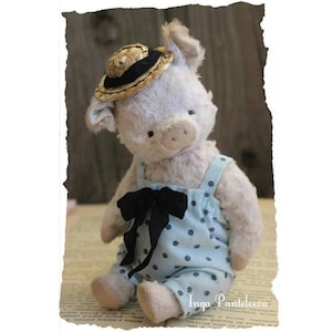 Sewing kit for 7,5 inch piggy &quot;Nikki&quot; (Inc Ready Made Pants)