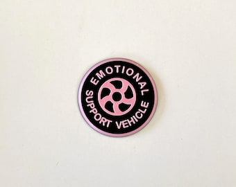 Emotional Support Vehicle / Truck Badge - 3D Raised Decal