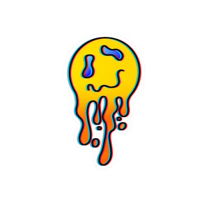 Melting Smiley Face