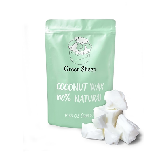 Coconut Wax - Natural Coconut Candle Wax for Aromatic Candles, Vegan Coconut Wax for Candle Making, Wax for Scented Candles, Massage Candles