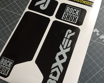 Rock Shox Boxxer 2010 Lawinengabel Stickers & Decals