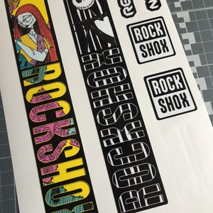 Autocollants et décalcomanies graphiques L'Étrange Noël de Rock Shox