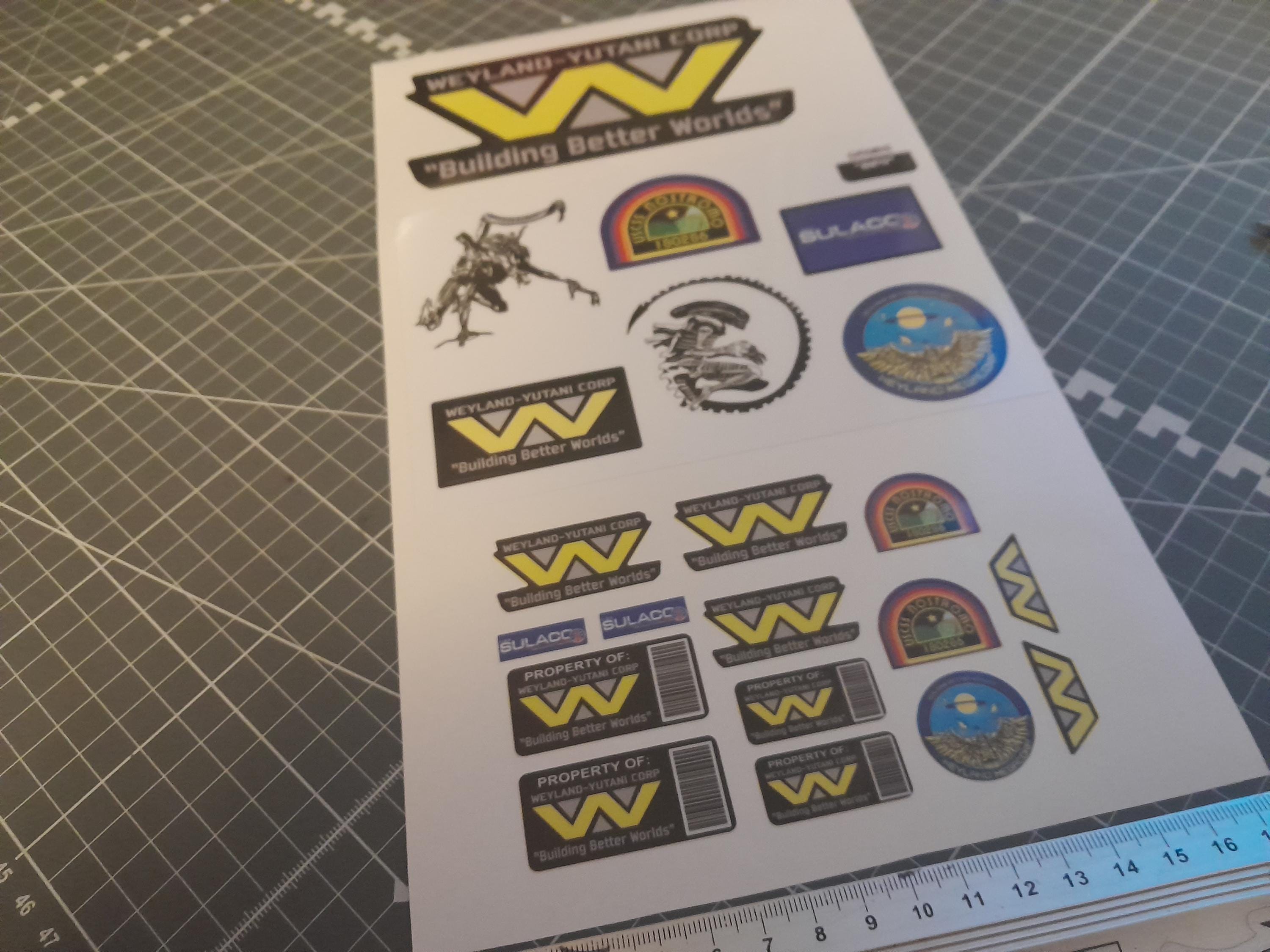 Weyland Yutani. Aliens Romulus High Quality Stickers/decals - Etsy UK