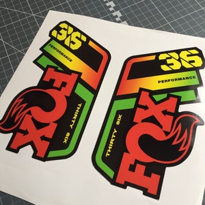 Rasta 36 Performance Fox Aufkleber und Abziehbilder