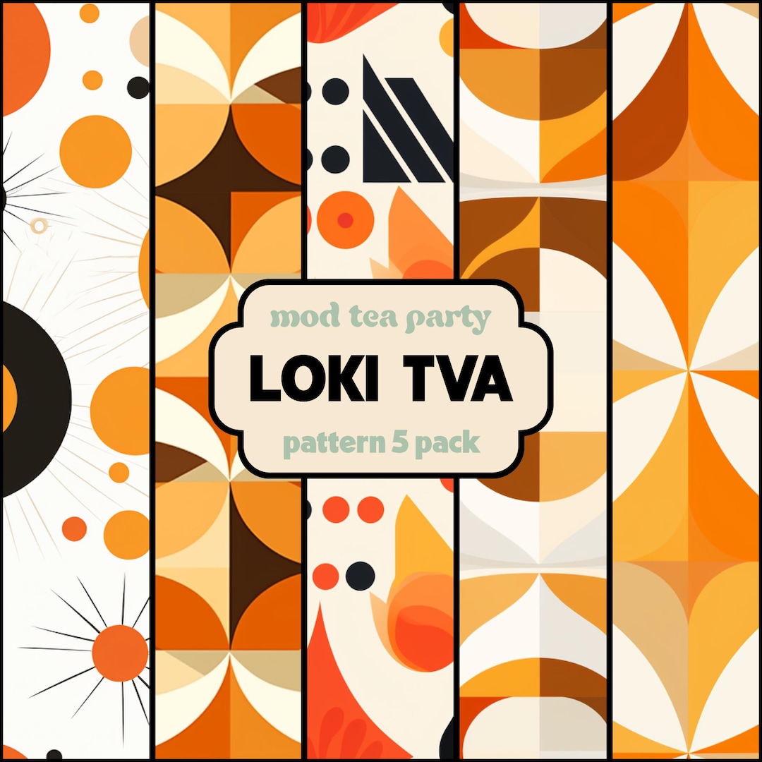 Tva Patterns LOKI TVA Inspired Seamless Digital Patterns, MARVEL Inspired - Etsy