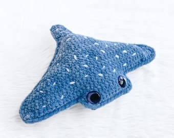 LOW SEW Sea Animal Crochet Pattern Stingray Amigurumi Pattern DIY Crochet Tutorial fish Crochet Animal Patterns Amigurumi Sea Pattern