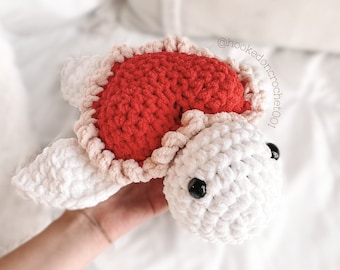 Turtle Crochet Pattern Valentines Day Amigurumi Valentine Pattern Crochet Animal Sunflower Turtle DIY Crochet Tutorial Stuffed Heart Pattern