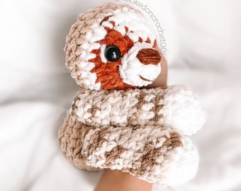 Sloth Crochet Pattern Sloth Amigurumi Pattern Crochet Zoo Animals DIY Crochet Tutorial Handmade Baby Gift Toy Sloth Plushie PDF Pattern
