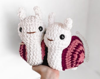 Snail Crochet Pattern Snail Amigurumi Pattern DIY Crochet Tutorial Snail Crochet Animal Patterns Amigurumi Snail Plushie Cute Toy Slug