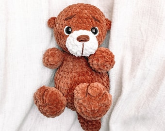 Otter Häkelanleitung Biber Amigurumi Pattern Tier häkelnHandmade Otter häkeln DIY Häkelanleitung PDF Amigurumi Anleitung Otter