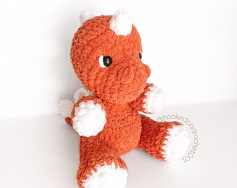 Dino Crochet Pattern Dinosaur Amigurumi Pattern DIY Crochet Tutorial Dinosaur Crochet Animal Patterns Amigurumi Dino Plush Cute Toy Dinosaur