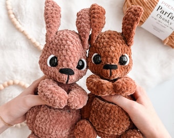 LOW SEW Kangaroo Crochet Pattern Kangaroo Amigurumi Pattern DIY Crochet Tutorial Animal Patterns Amigurumi Kangaroo Pattern