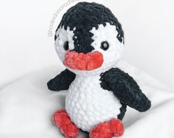 Penguin Crochet Pattern Penguin Amigurumi Pattern DIY Crochet Tutorial Penguin Crochet Animal Patterns Amigurumi Duck Plushie Cute Toy Duck