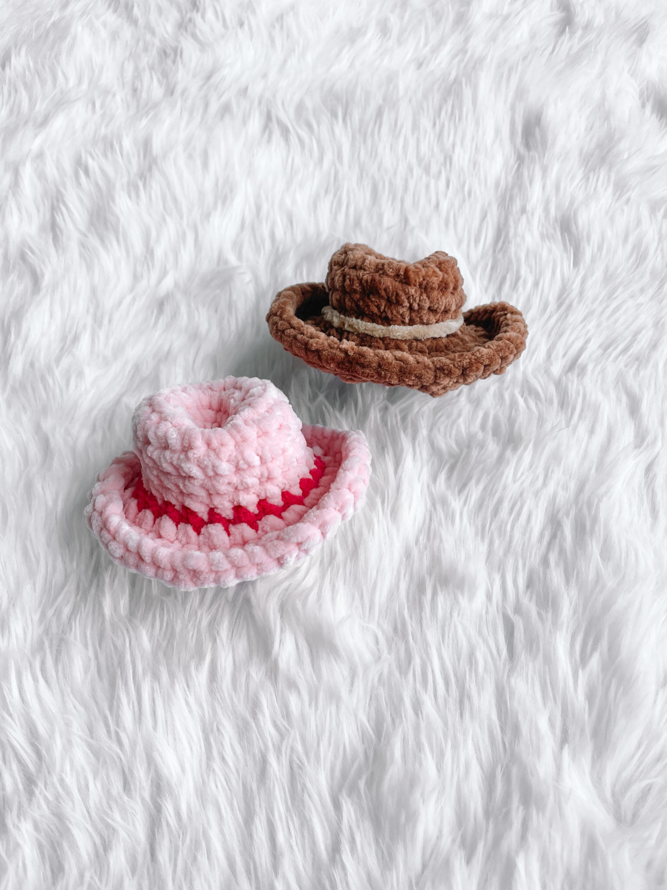 30 Cowboy Hat Crochet Patterns for Western-Inspired Hats, Miniatures, and Giftable Makes 25 No-Sew Mini Cowboy Hat Pattern