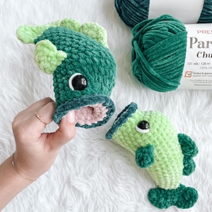 Modello all&#39;uncinetto per pesce basso senza cuciture, modello amigurumi per pesce basso, tutorial fai da te all&#39;uncinetto, modelli di animali all&#39;uncinetto per pesce basso, modello amigurumi per pesce basso
